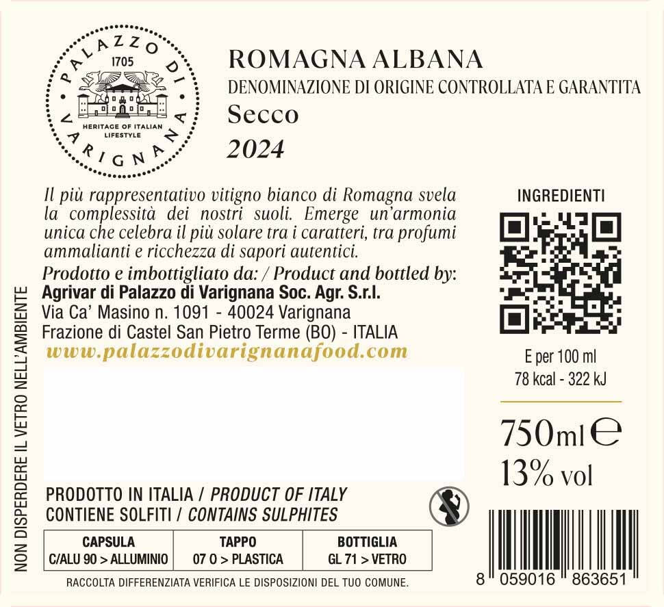 Albana Romagna DOCG - Palazzo Di Varignana