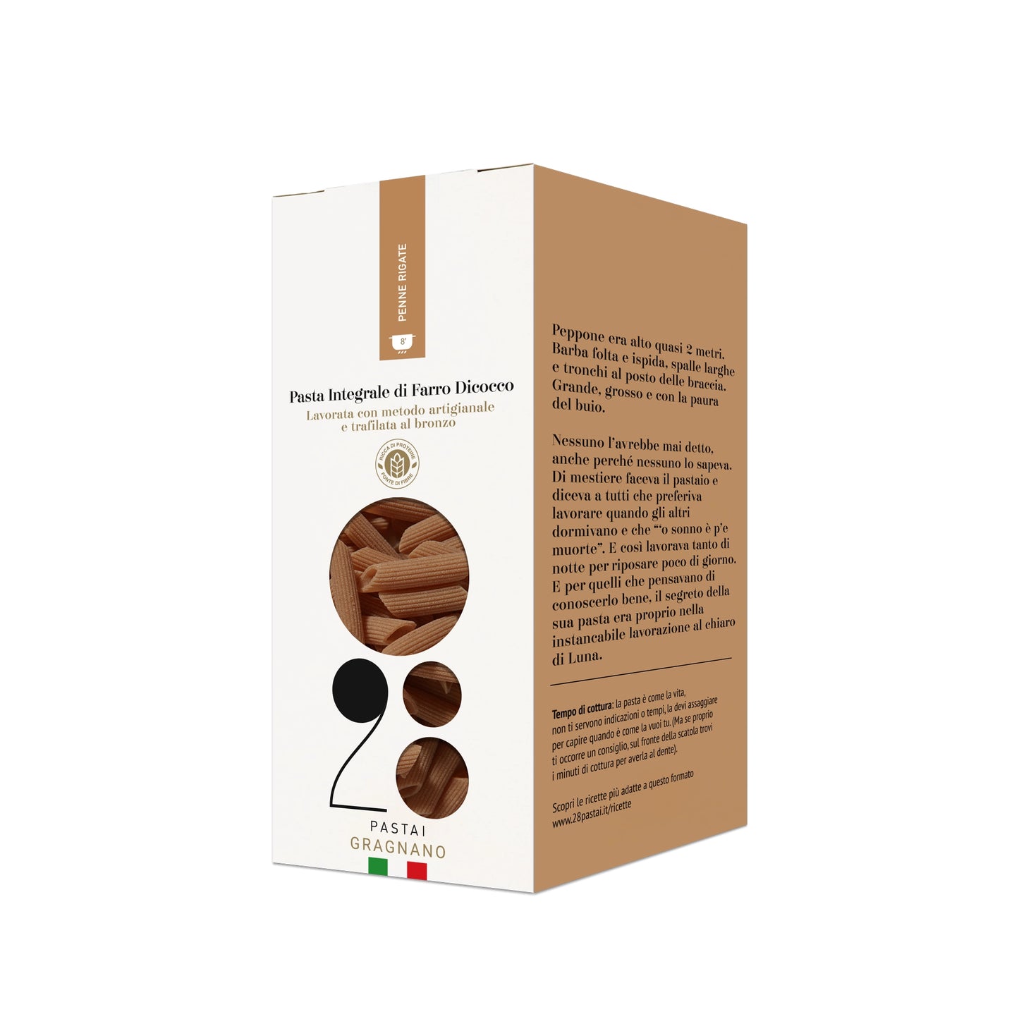 Penne Rigate di Gragnano al farro Dicocco - 6 x 500gr