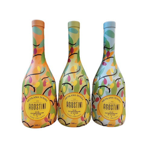 Olio Extra Vergine Ascolana Tenera - monocultivar - 500ml - GIFT BOX