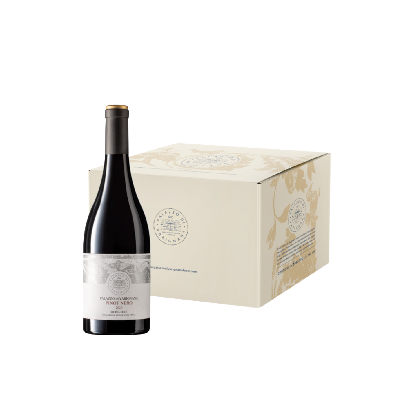 Pinot Nero Rubicone IGP - Palazzo Di Varignana - 6 x 750ml