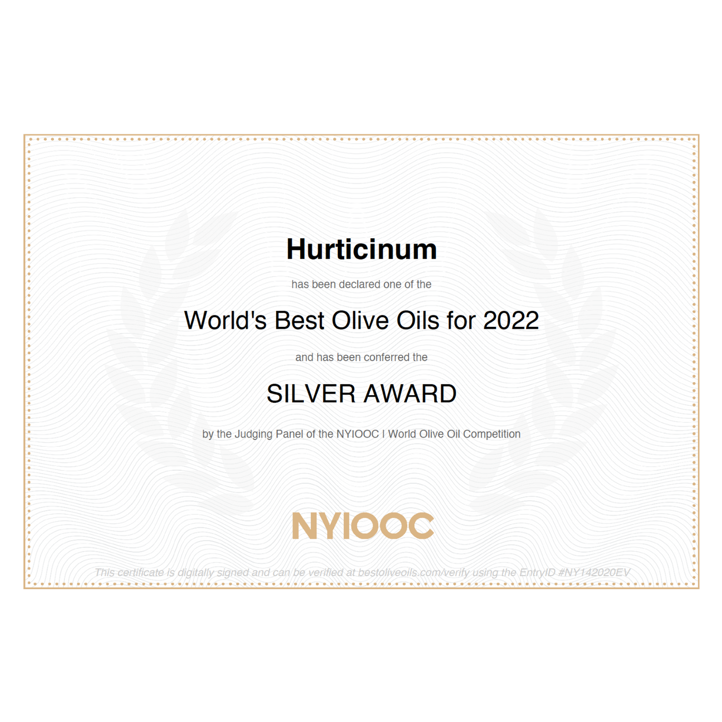 Olio Extra Vergine Hurticinum - Delicate selection - 500ml