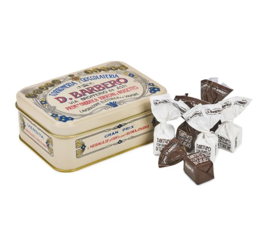 Torroncini scatola di metallo PANNA - GIFT BOX - 130gr
