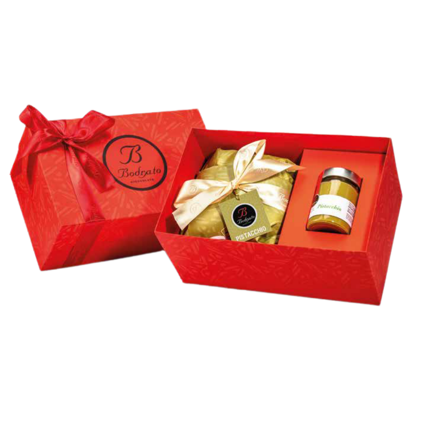 Panettone pistacchio 800g + crema “Pistacchio” 320g - GIFT BOX